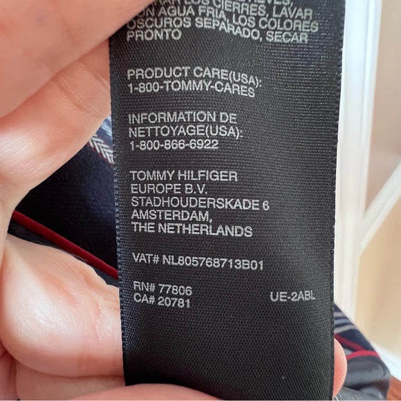 ⭐️ Tommy Hilfiger Plaid 2 Button Blazer Jacket size 8 - Picture 10 of 12